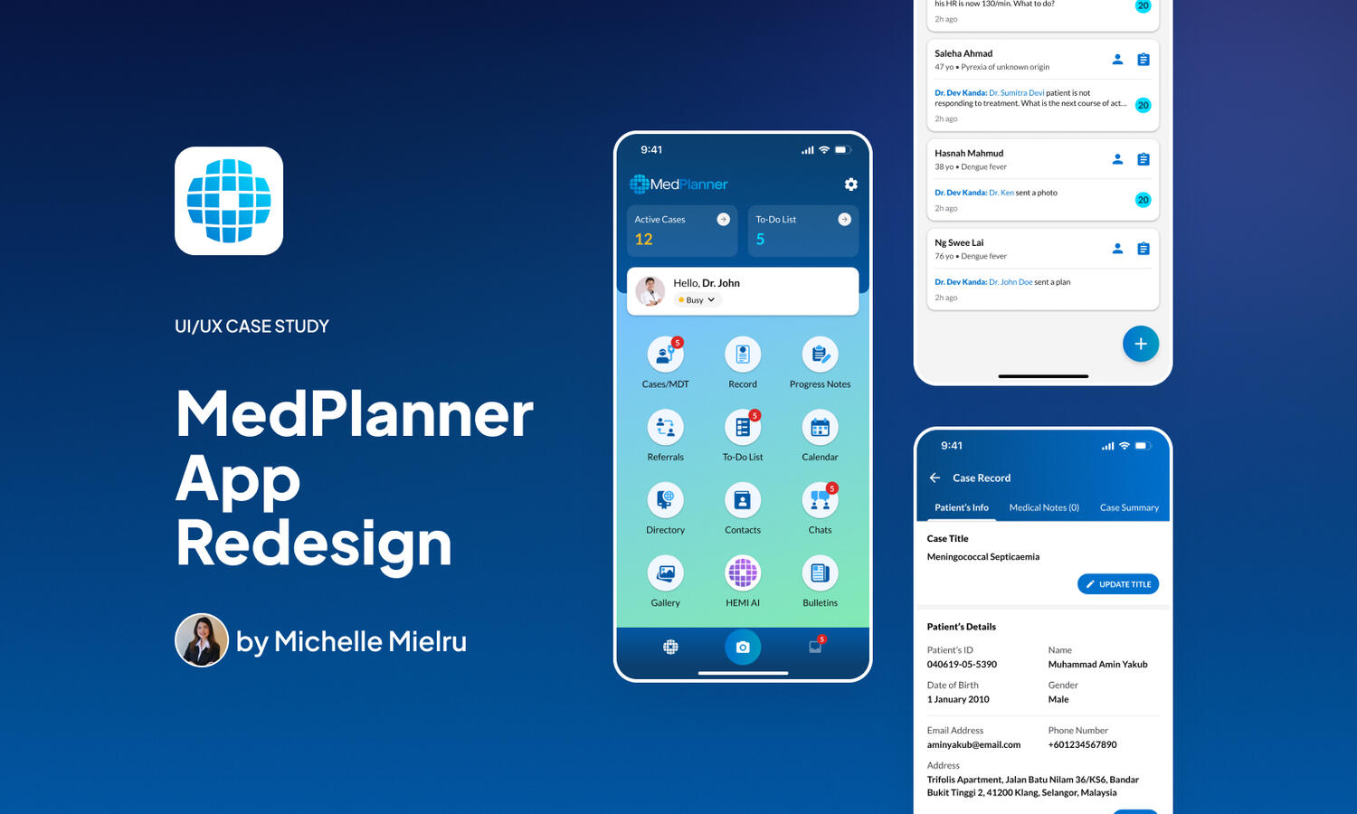 How I redesigned and scaled a clinical messaging app — from a single-purpose tool to a full patient management platform for healthcare teams.