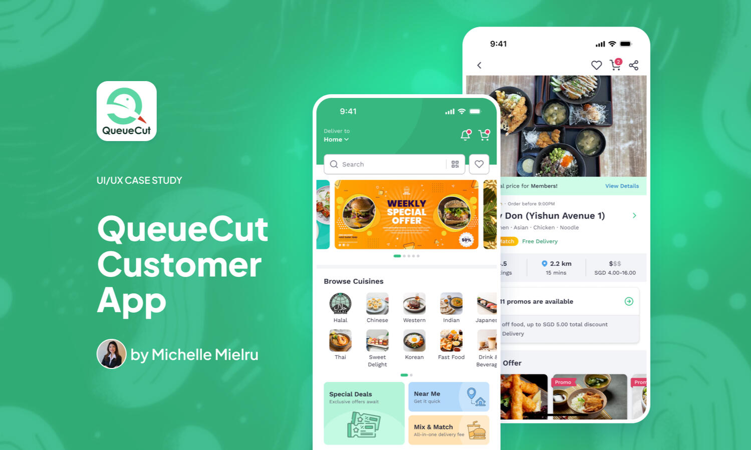 Redesigning a two-sided food ordering platform for hawkers and customers, focusing on simplified flows and engaging promotional features.